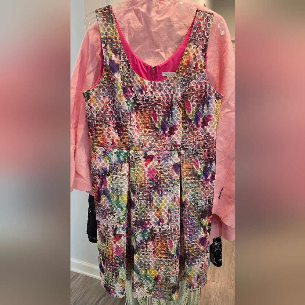 New York & Company Multicolor Dress